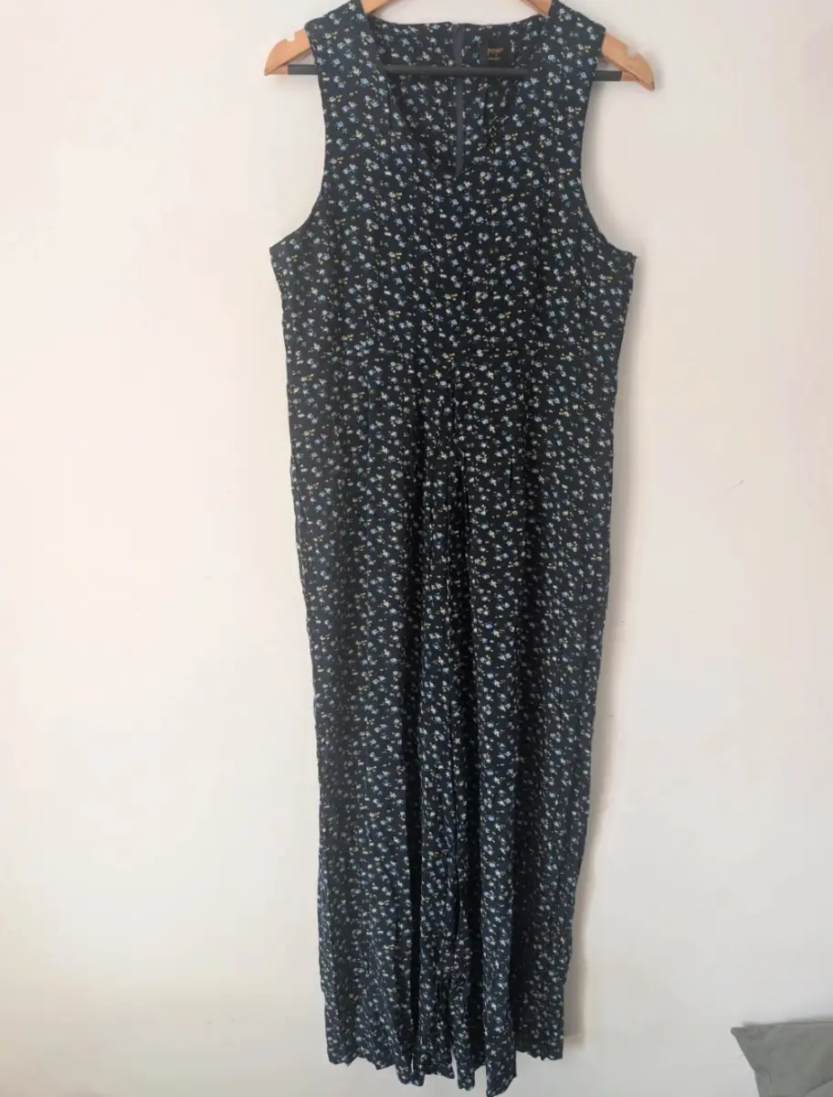 Floral Print Womens Summer Jumpsuit | UK Size Medium