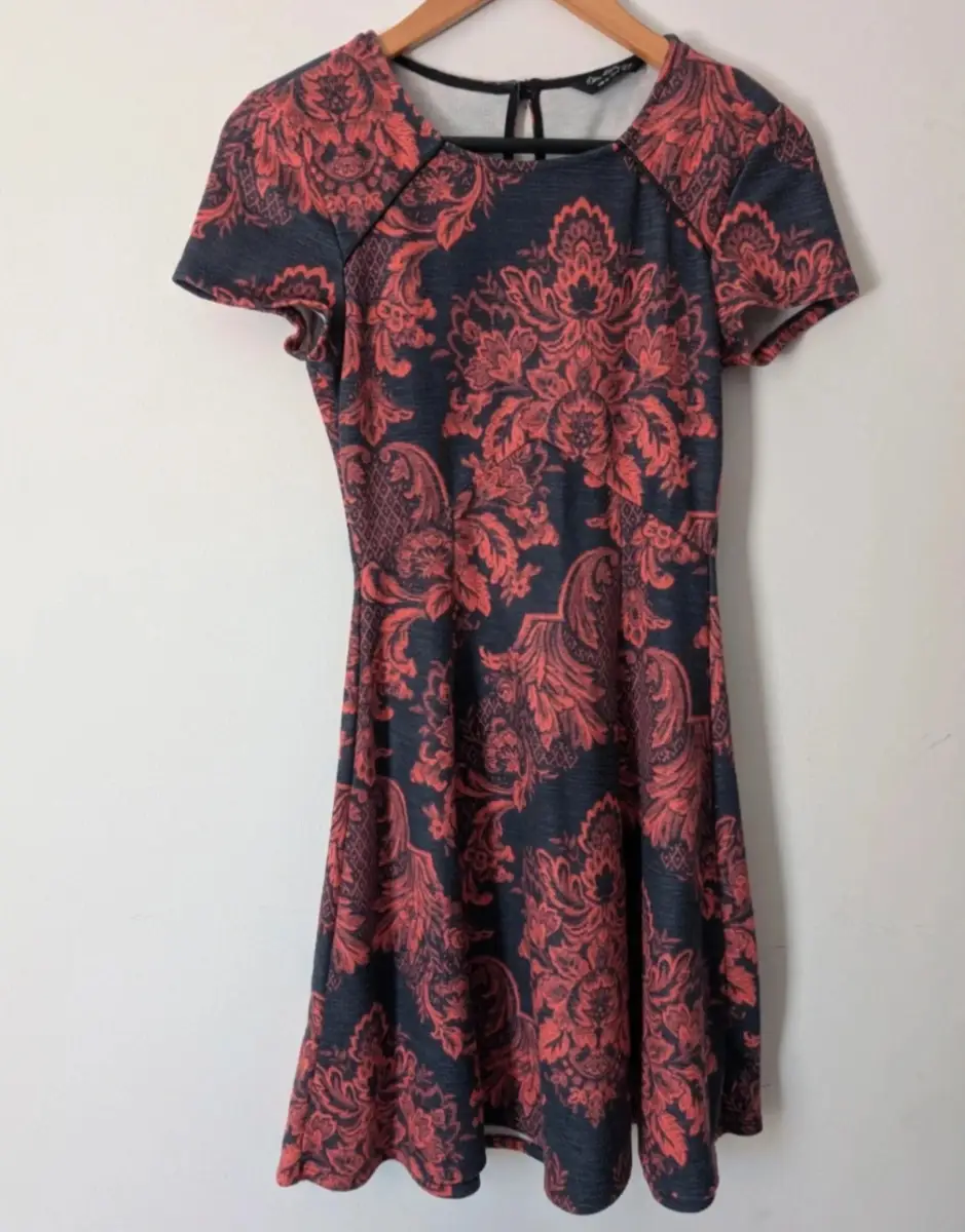 Miss Selfridge Antique Floral Printed Summer Dress | UK Size 8