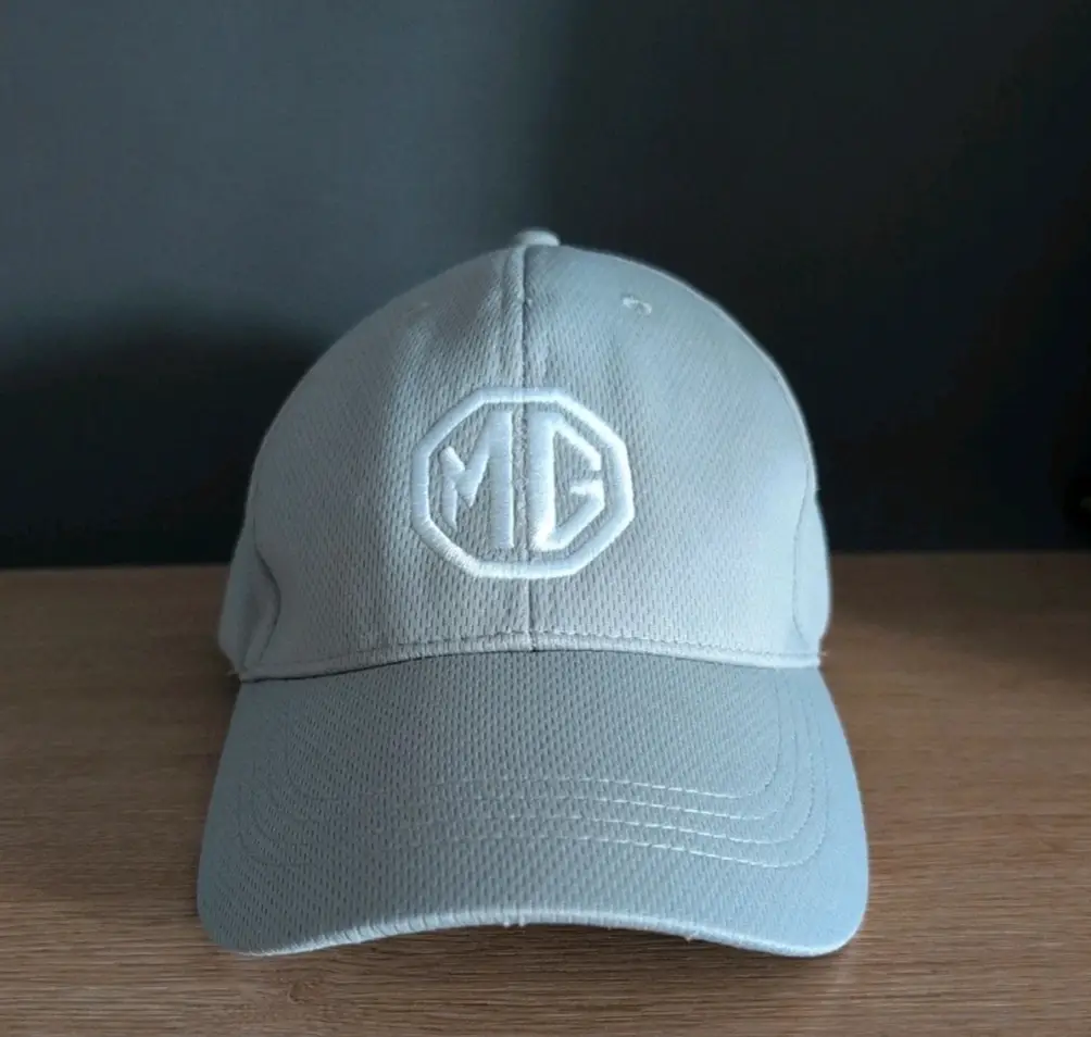 MG Official Merchandise Baseball Cap Hat Mens One Size Grey Embroidered Logo