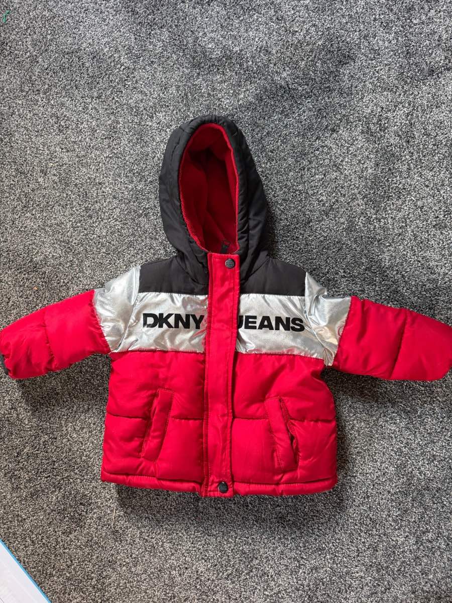 DKNY kids puffa jacket size 12 months