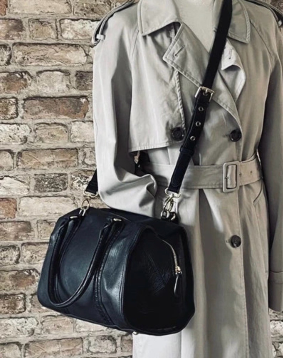 Clarks Black Faux Leather Shoulder Bag | Adjustable Crossbody Strap