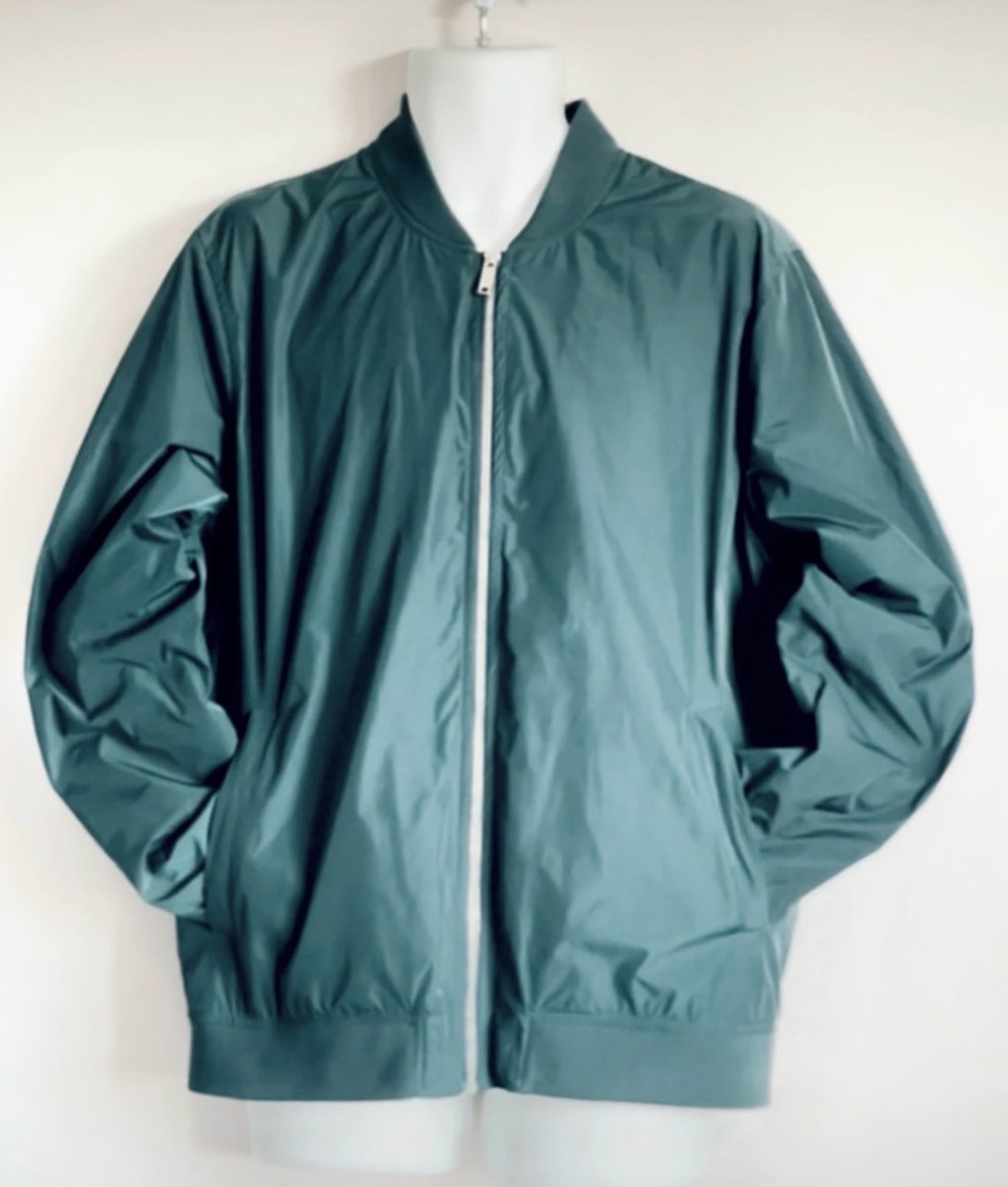 Mens Bomber Jacket ACW85 Size XL, dark turquoise Color,