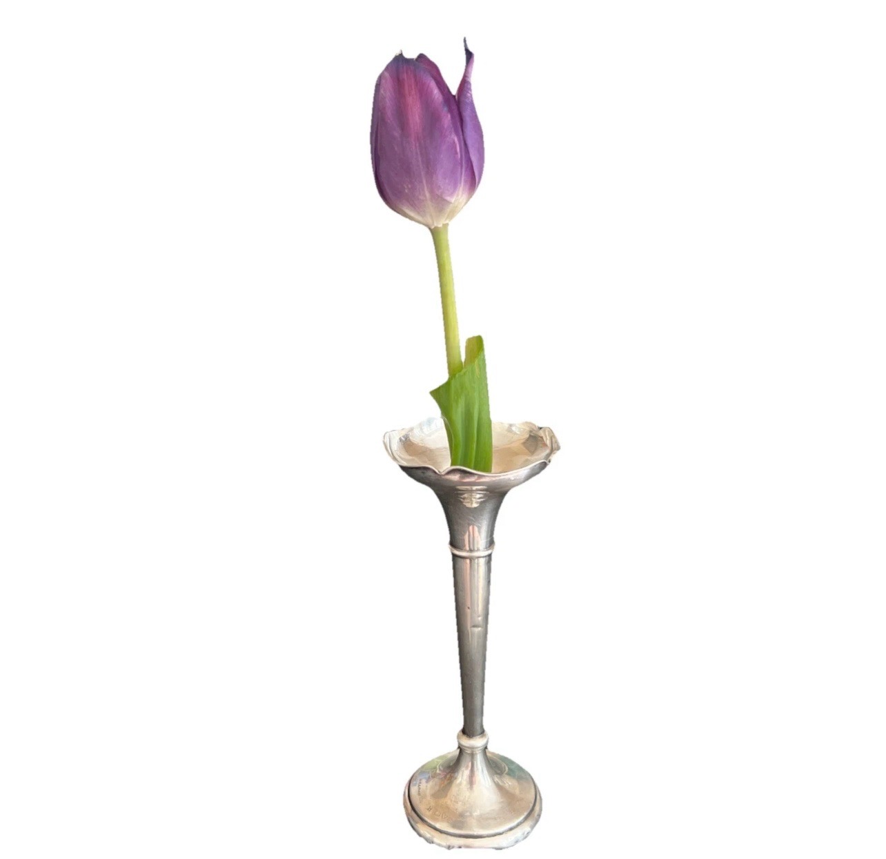 925K Chester Sterling Silver Antique-Vintage Early 1900’s Art Nouveau Bud Vase