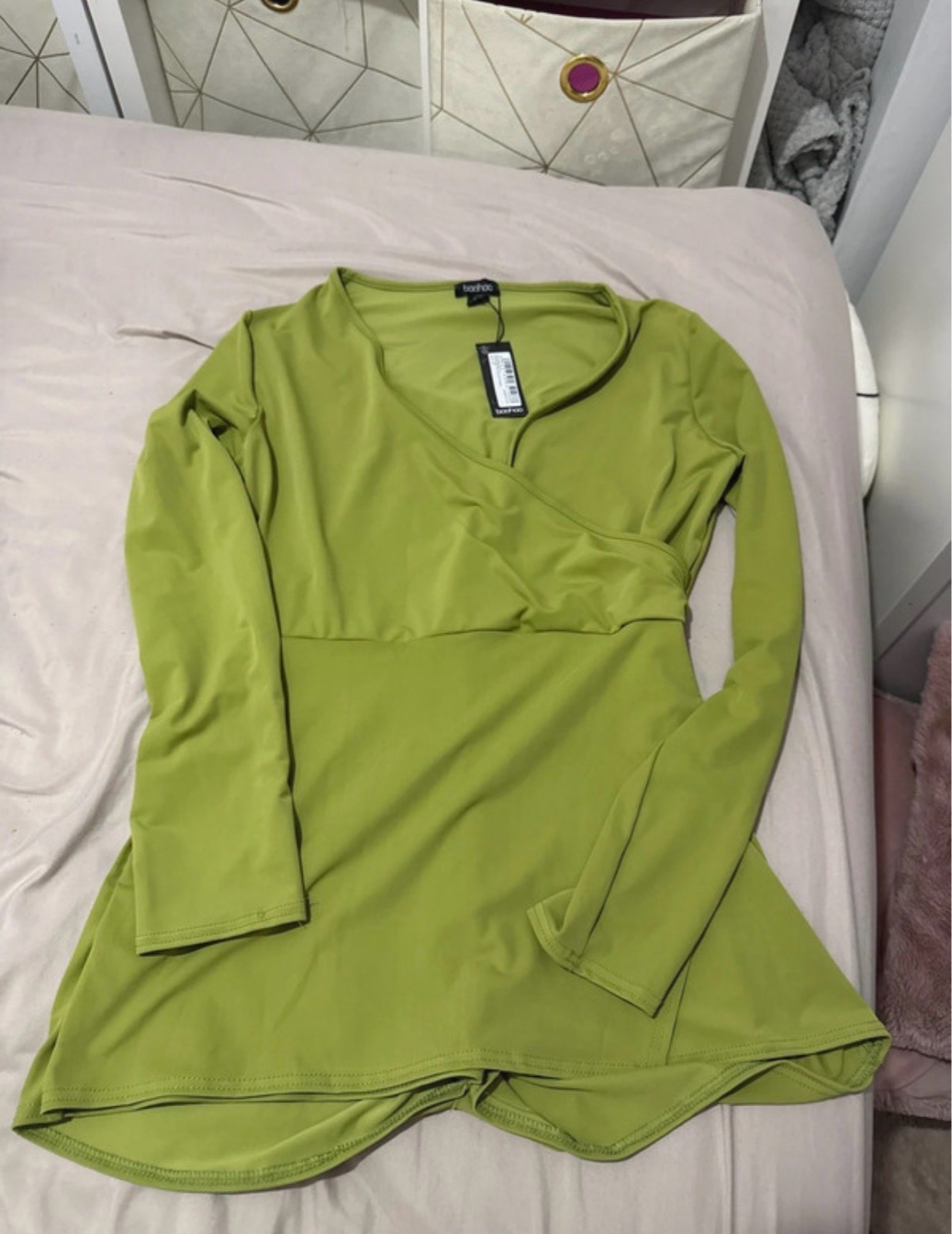 Premium Matt Slinky Wrap Skort Playsuit