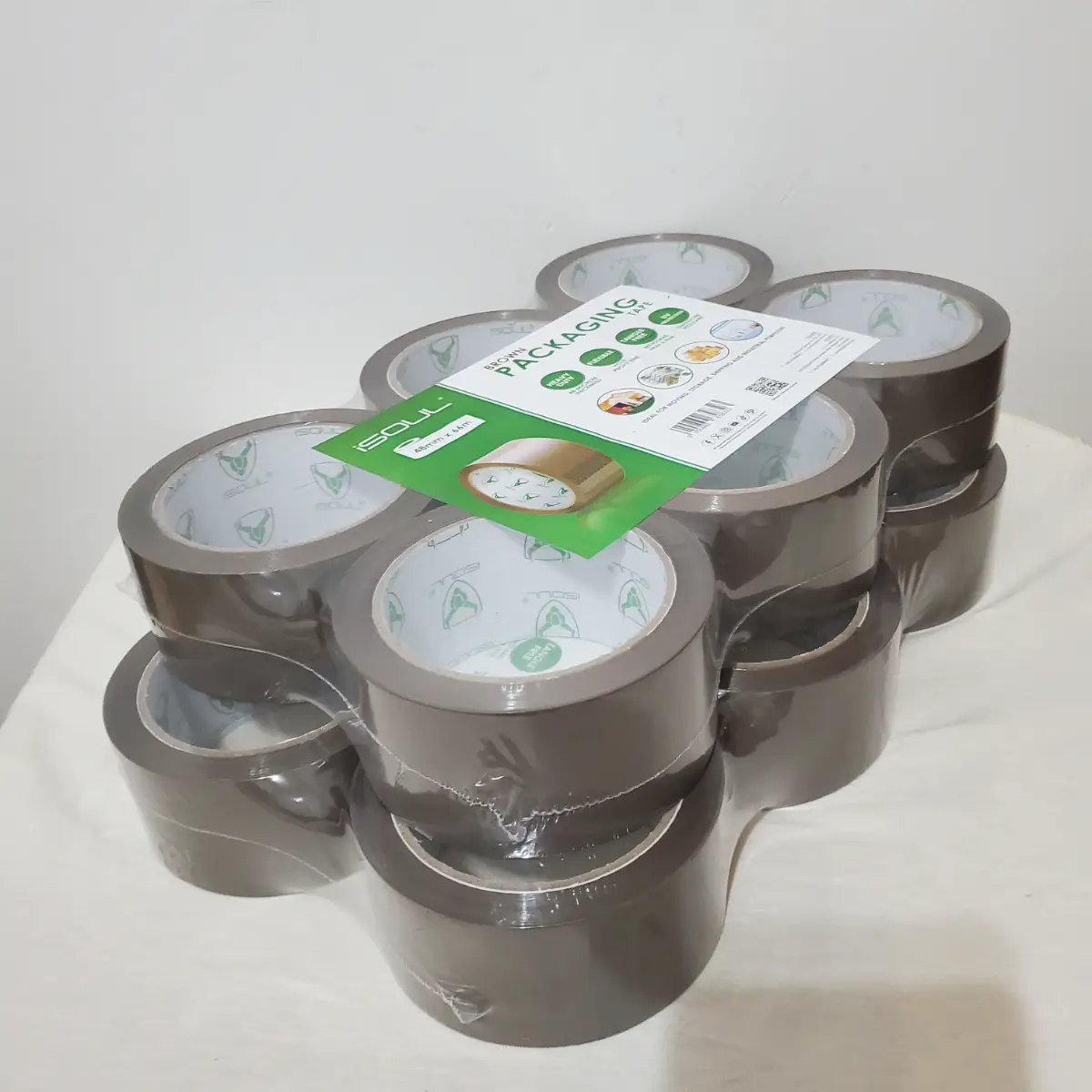 Brown Packing Tape 12 Rolls In 2 Packs Brand new