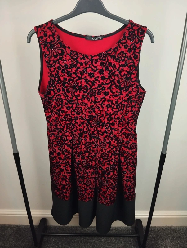 Women knee length dress size 14 UK 42 EU