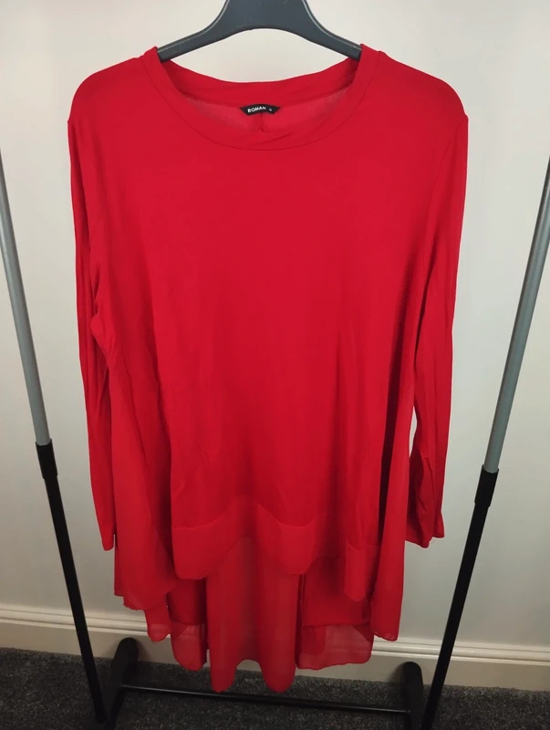 Red women Tunic