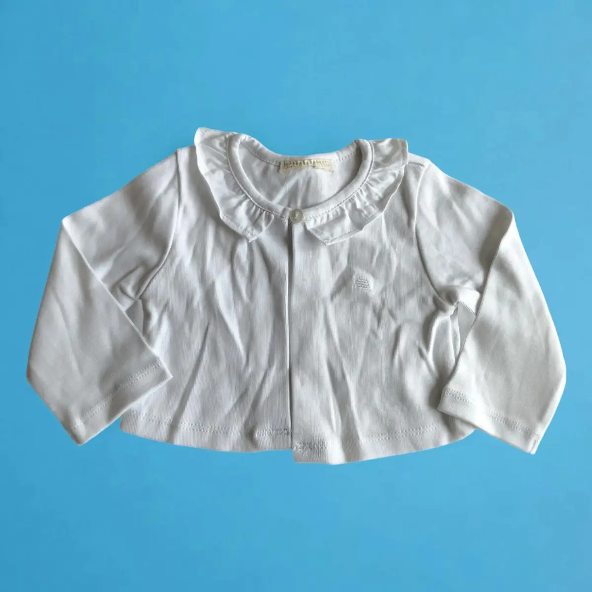 White Baby Boleros Cotton 2-4 Months 55 Cm