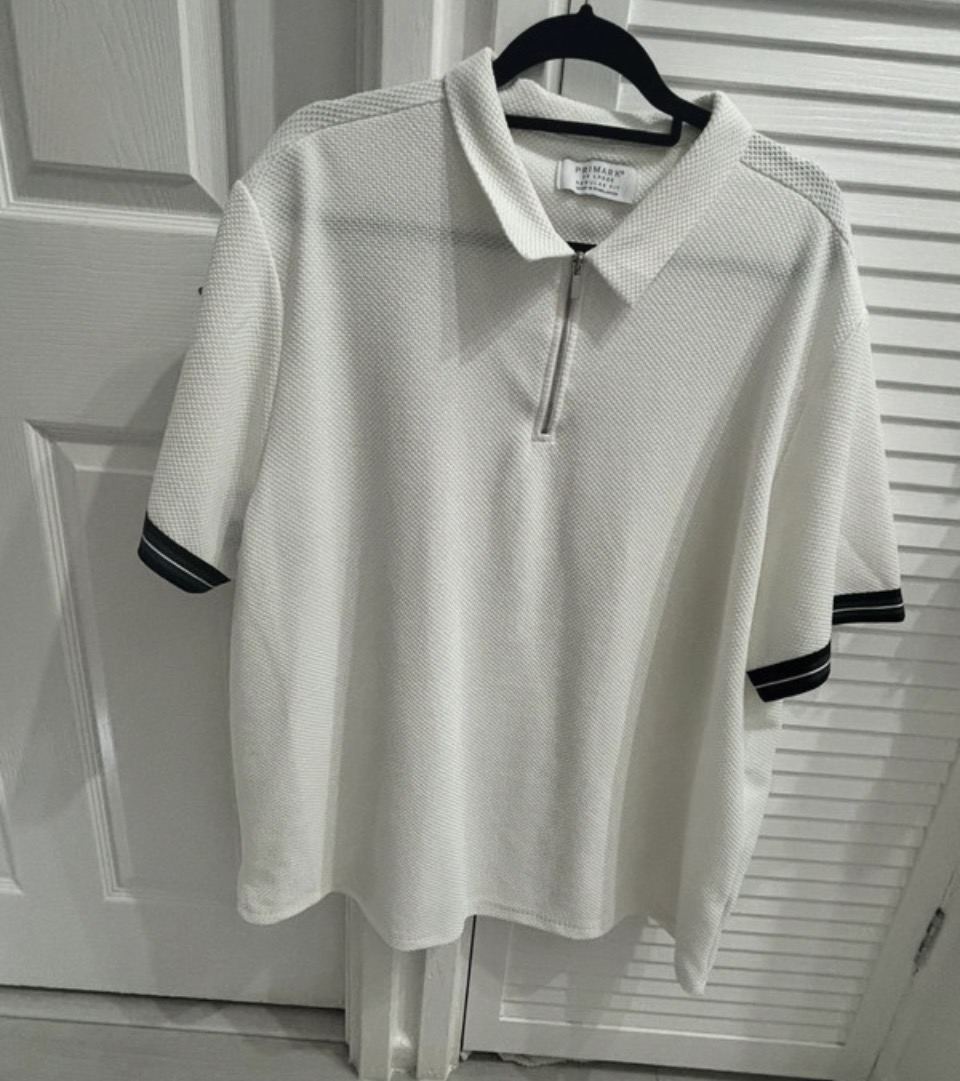 White polo shirt