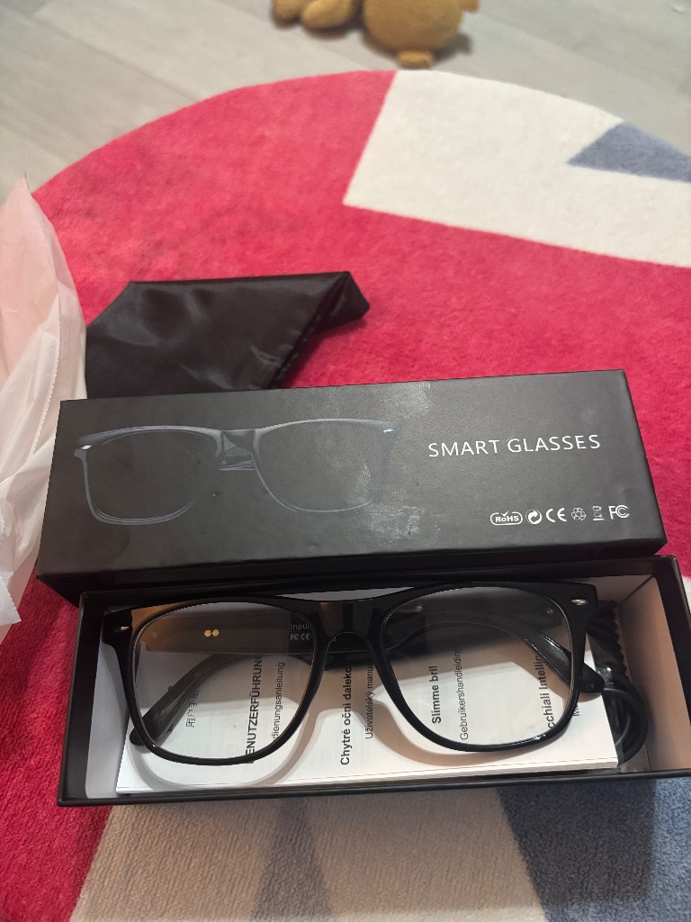 Bluetooth Smart Audio Glasses  Built-In Mic