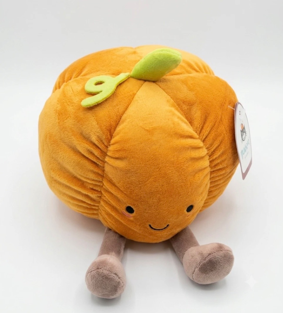B&M Harvest Halloween Pumpkin Doorstop©Plush Jellycat Inspired NEW