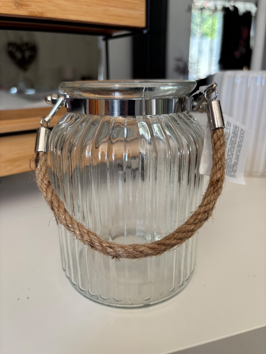 Glass Lantern/ Candle Holder