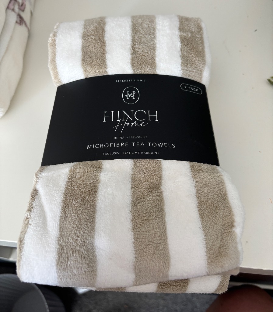 Hinch Home Microfibre Tea Towels 2-Pack (Brand New)