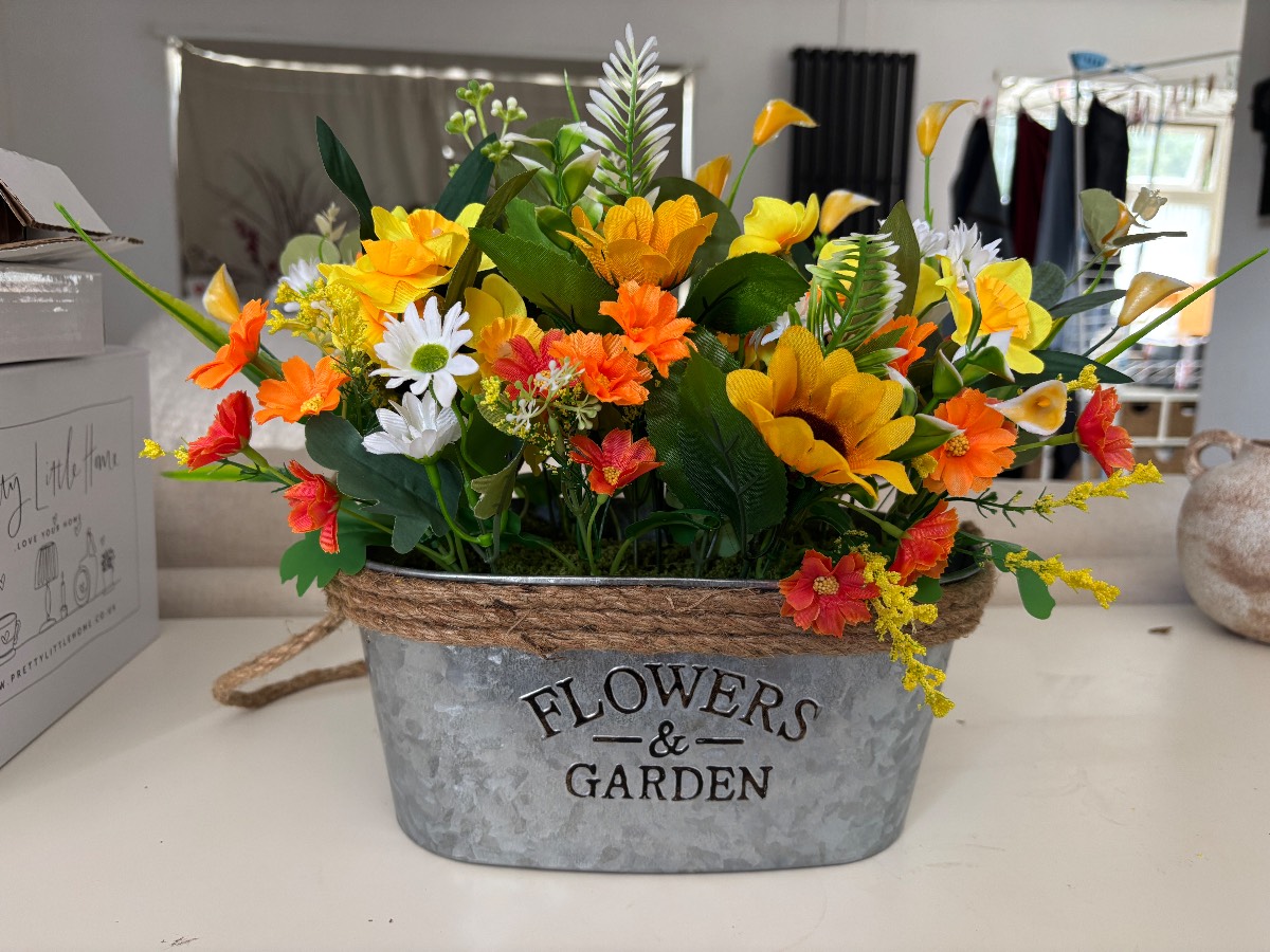 Faux Flower Display