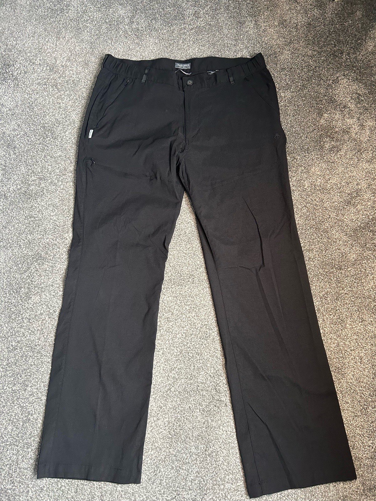 Craghoppers men’s Prostretch outdoor walking trousers - Black - W40L32
