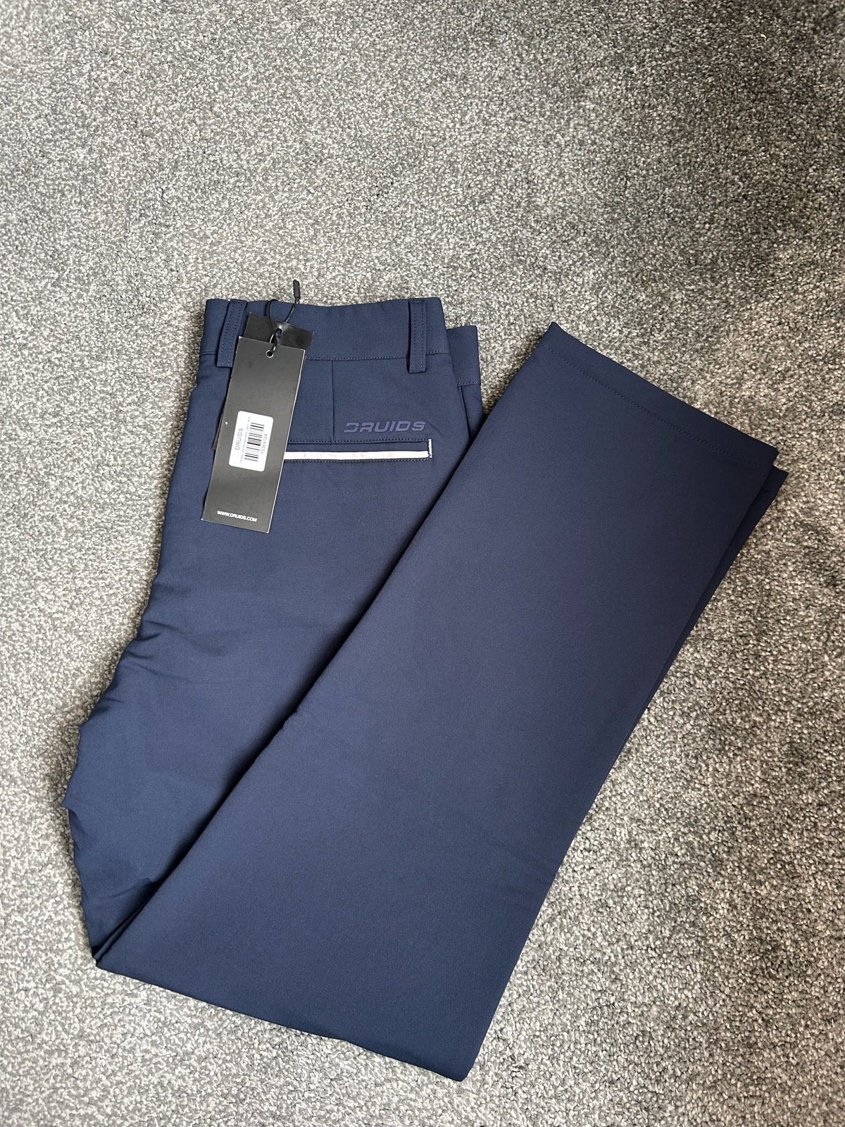 Druids men’s golf thermal winter trousers - Navy blue - W30L30 - NEW