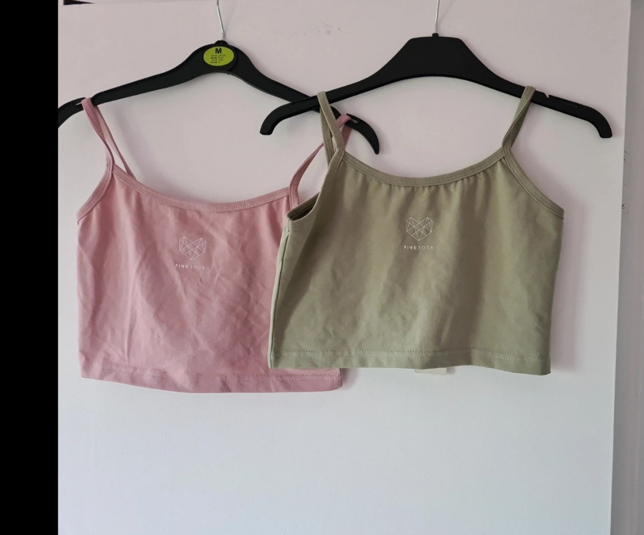 Pink Soda crop tops x2