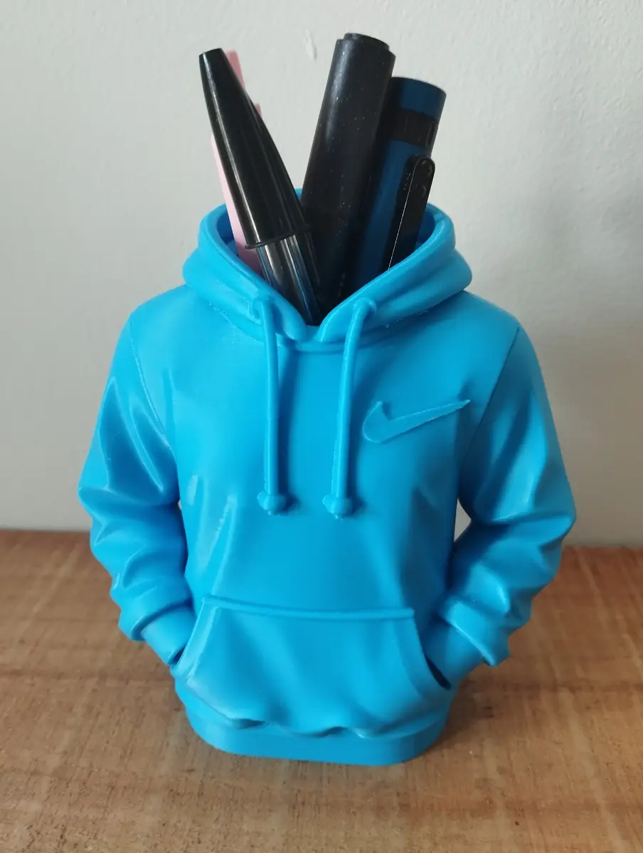 3d printed Nike hoodie themed pen holder/desk tidy
