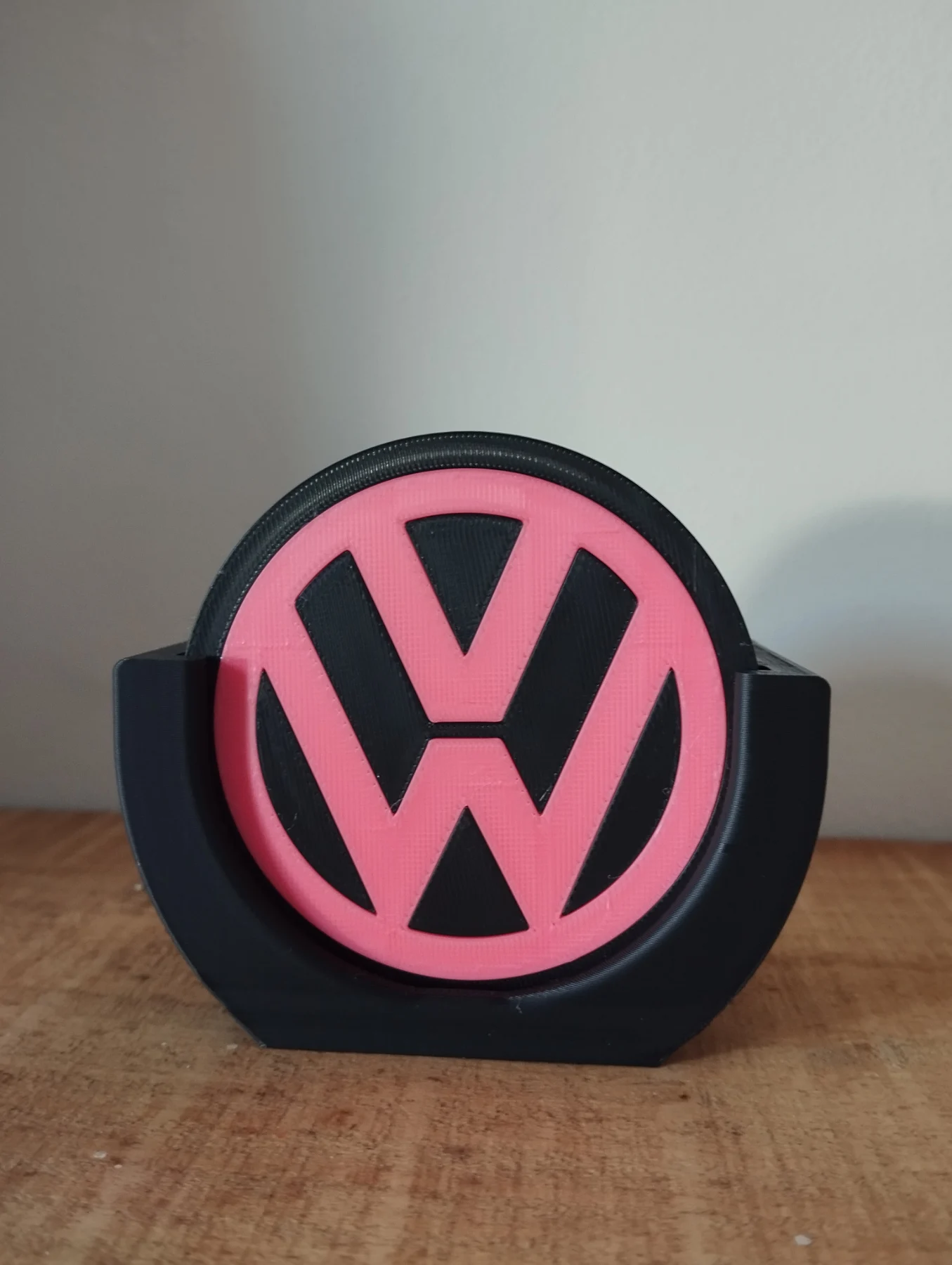 3d printed coaster set in a VW theme