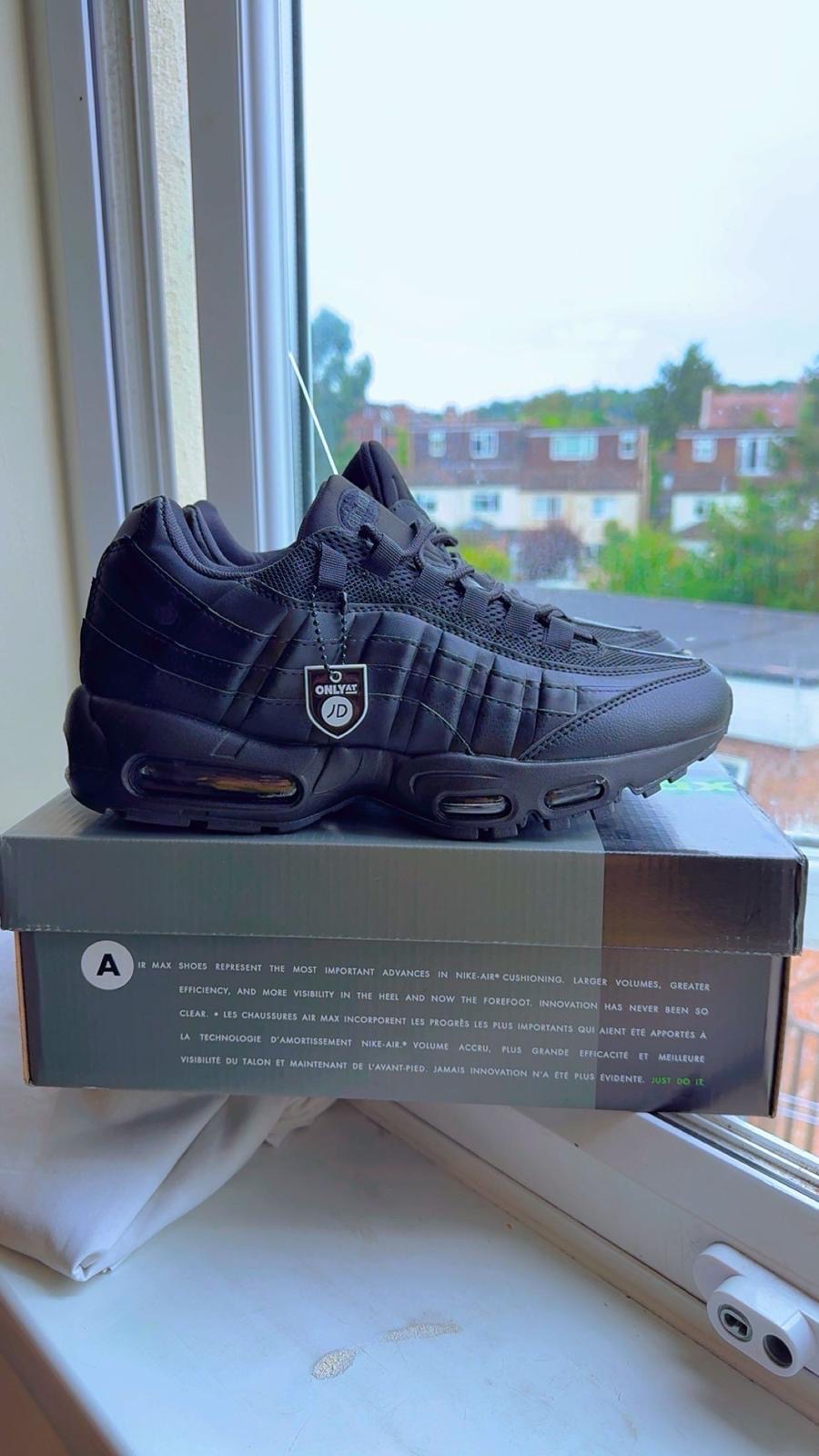 Nike Air Max 95 — Triple Black — UK 10 — Unworn