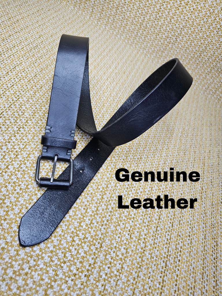 Genuine Leather Black Belt