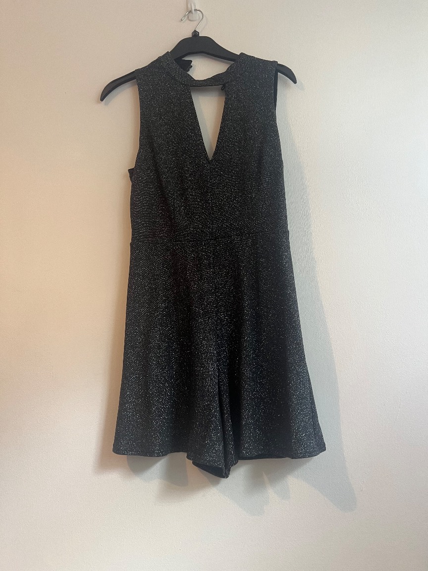 Abercrombie & fitch playsuit women’s size XS black glitter