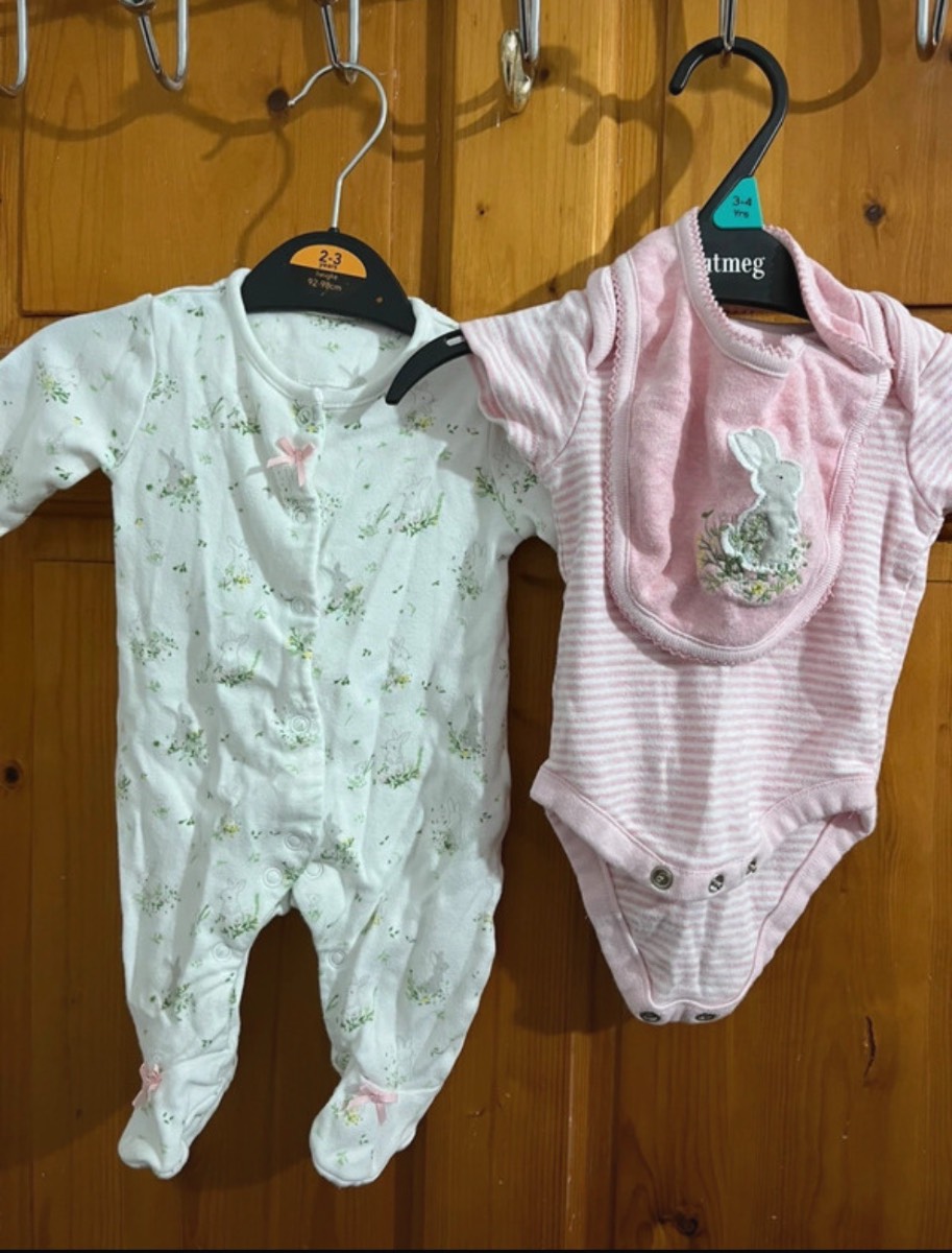 Boots Mini Club Pink Cute Rabbit Newborn Set