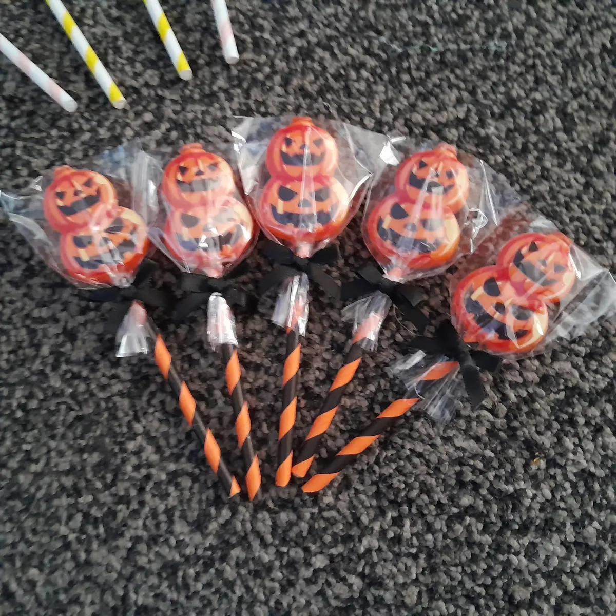 Faux plastic halloween lollies