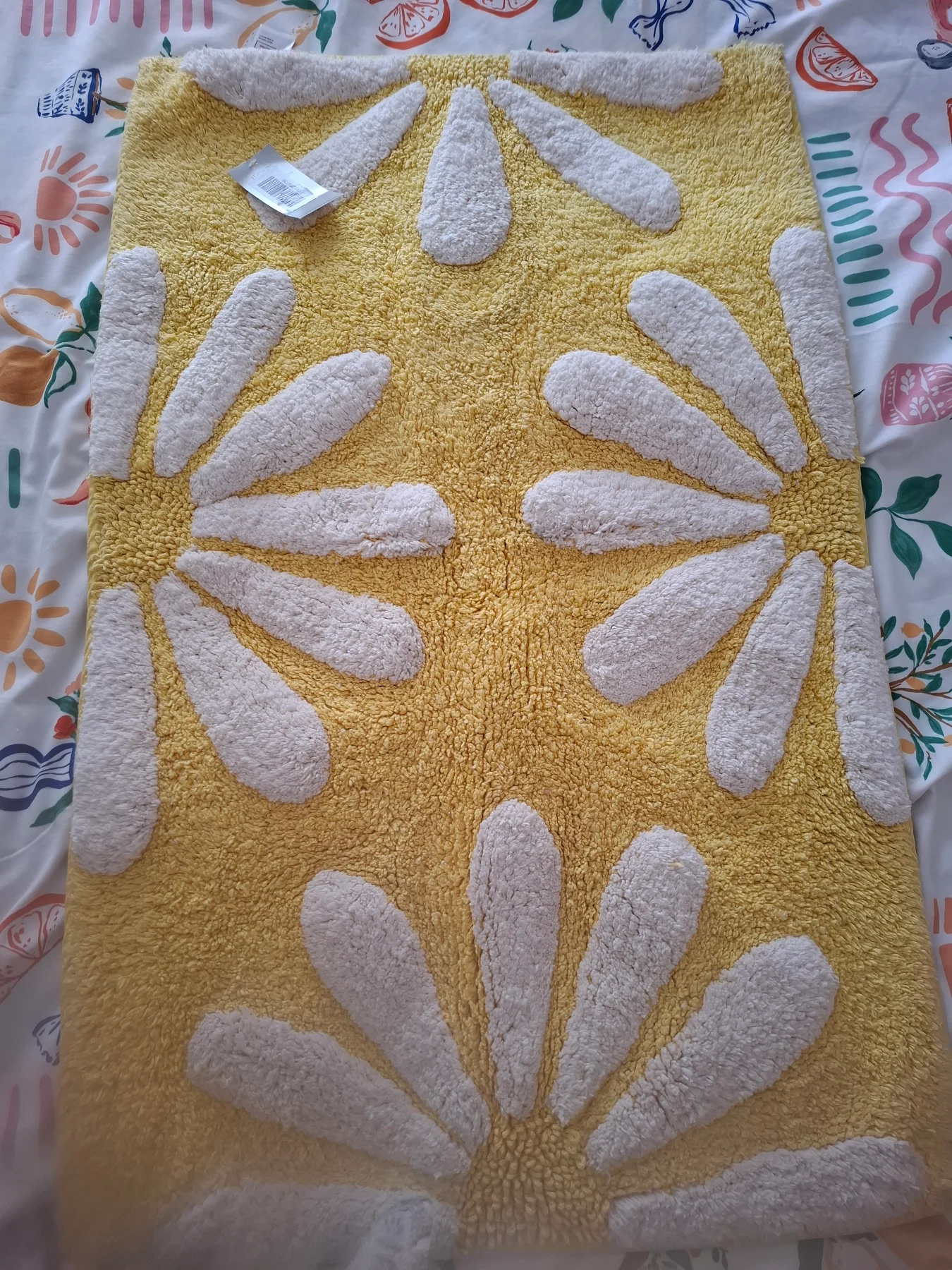 George daisy bath mat