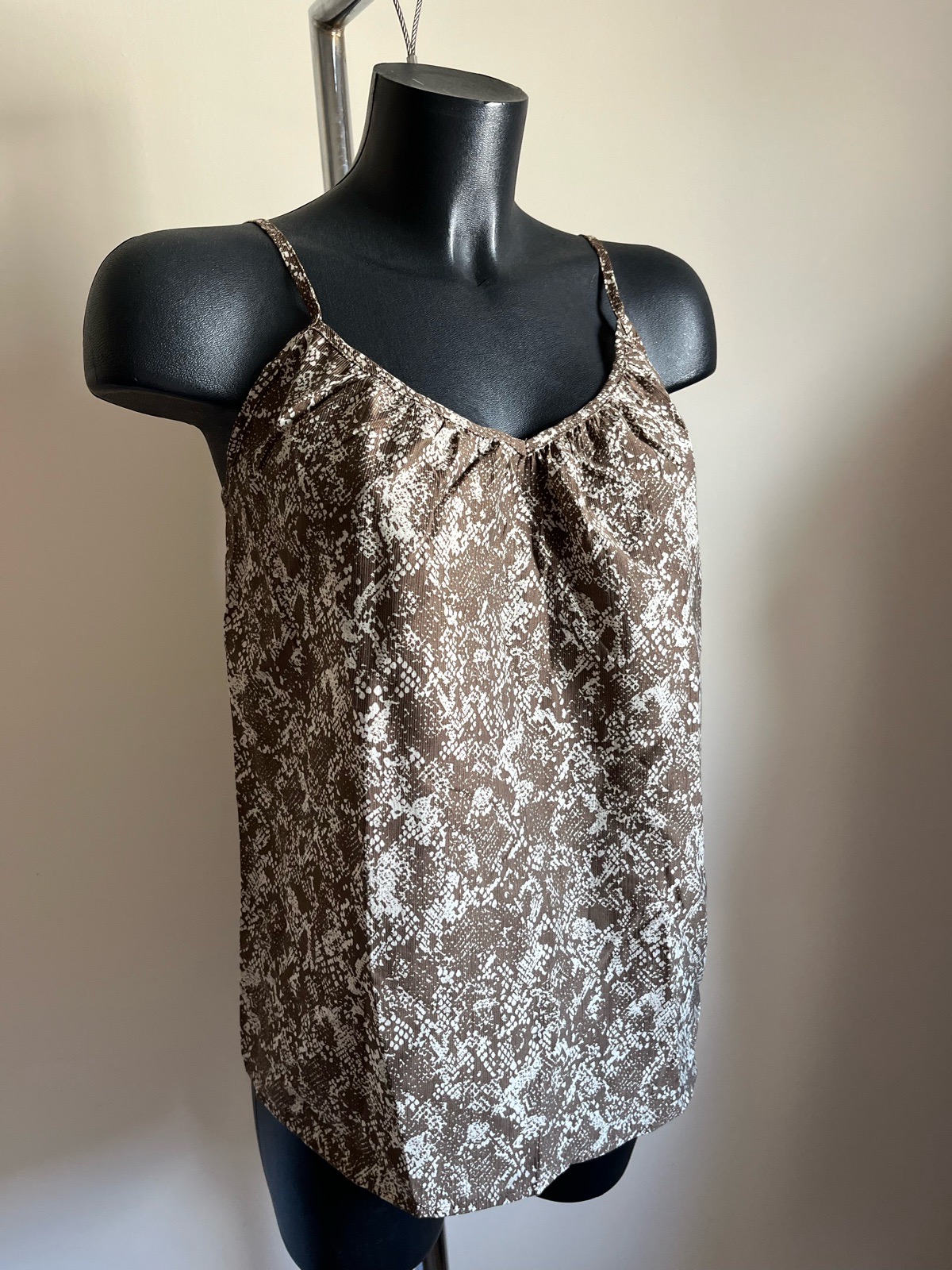 M&S snake print top size 6