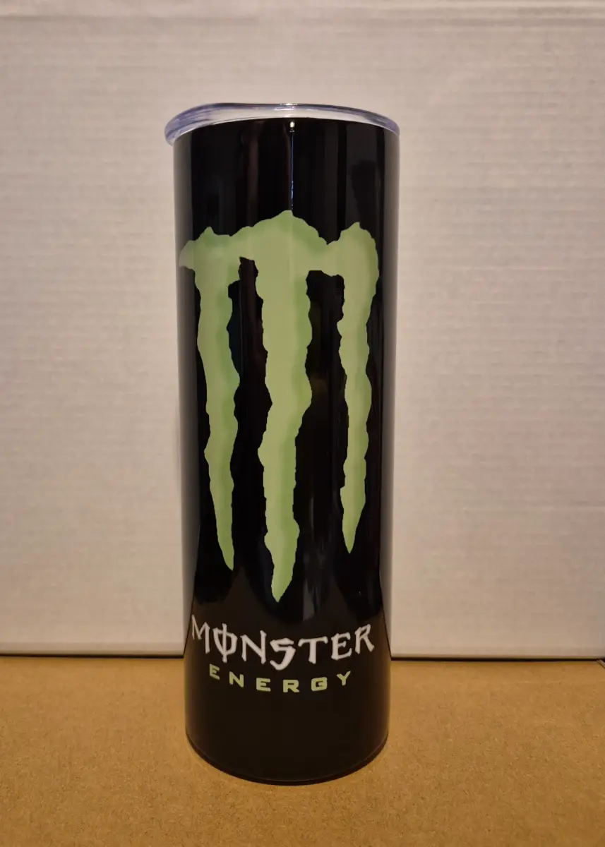Monster Original themed 20oz Stainless steel tumbler