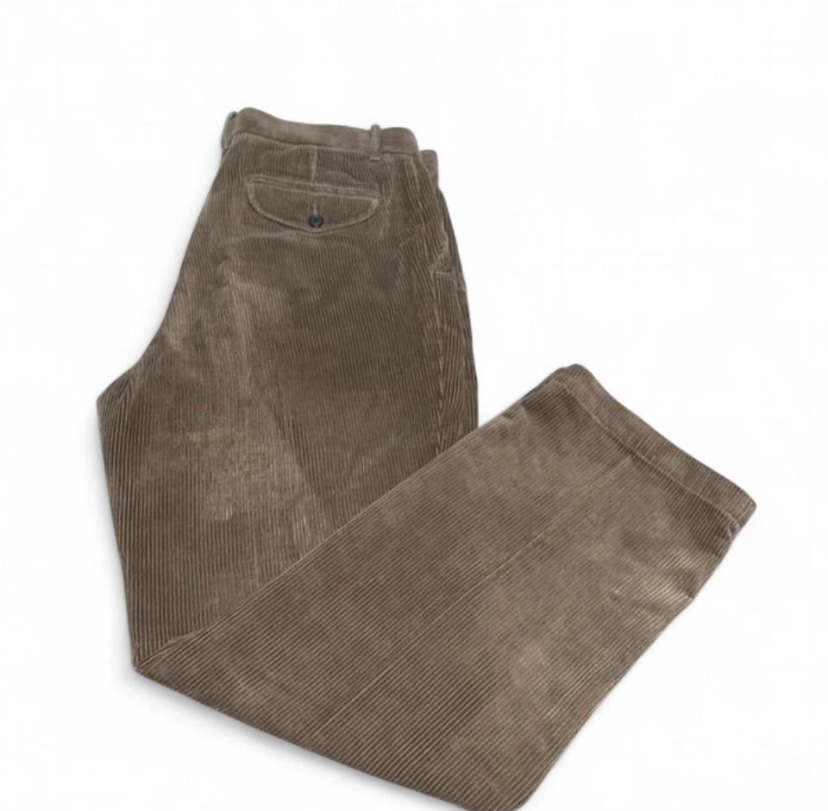 M&S Collection Men’s Brown Corduroy Trousers | W36 L31 | Excellent New Like Condition