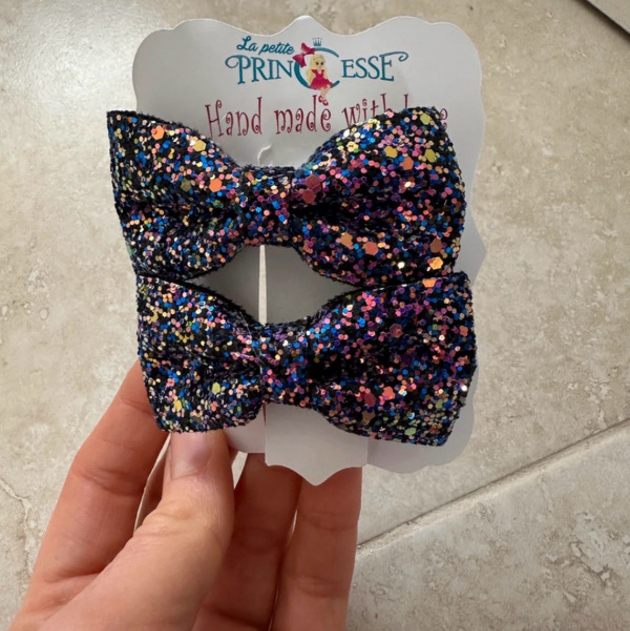 Sparkle hair bows really sparkly good for dancers unique
