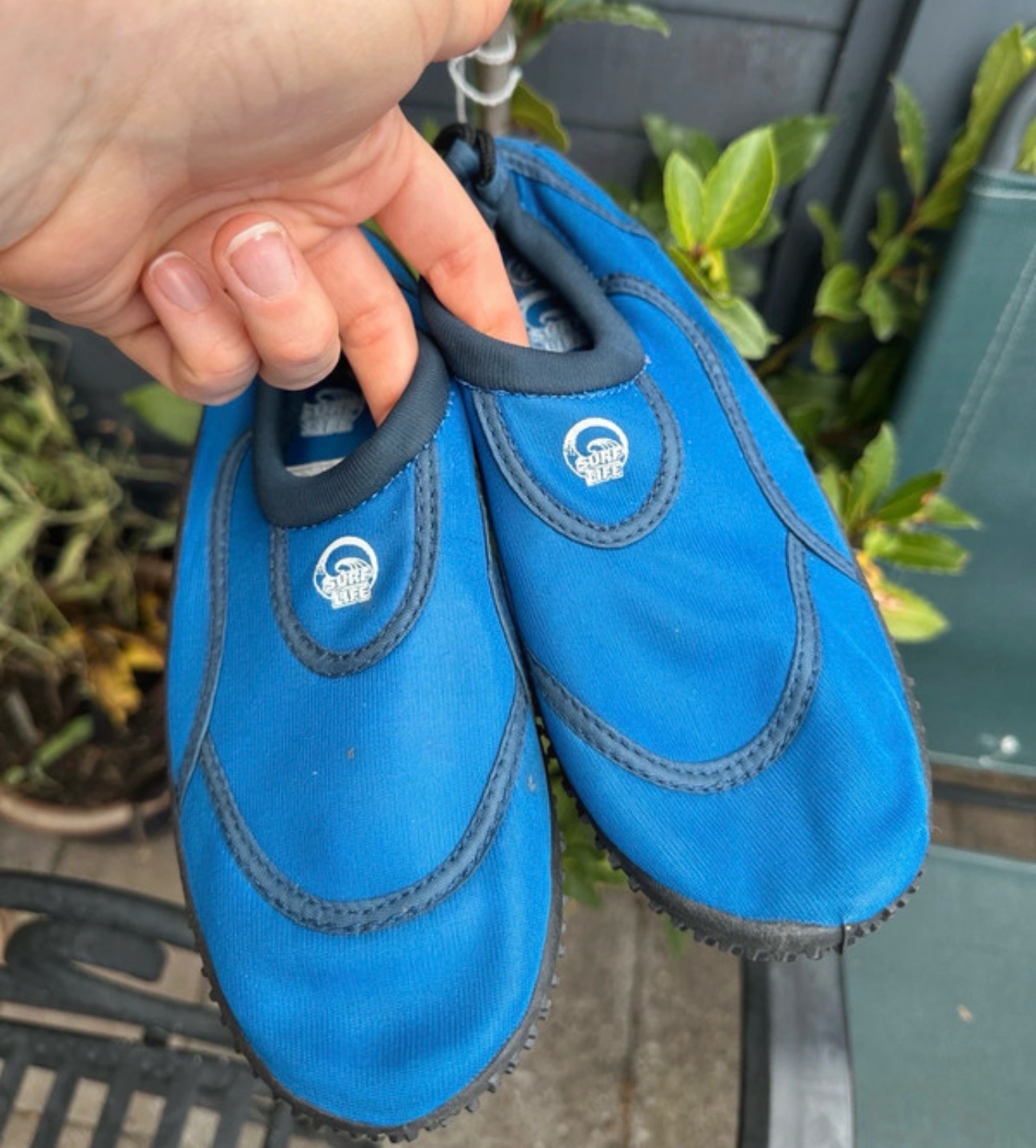 Size 2 junior water shoes surf life