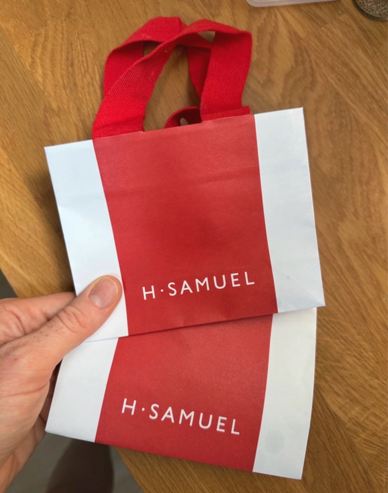 Two H.Samuel Gift bags only new
