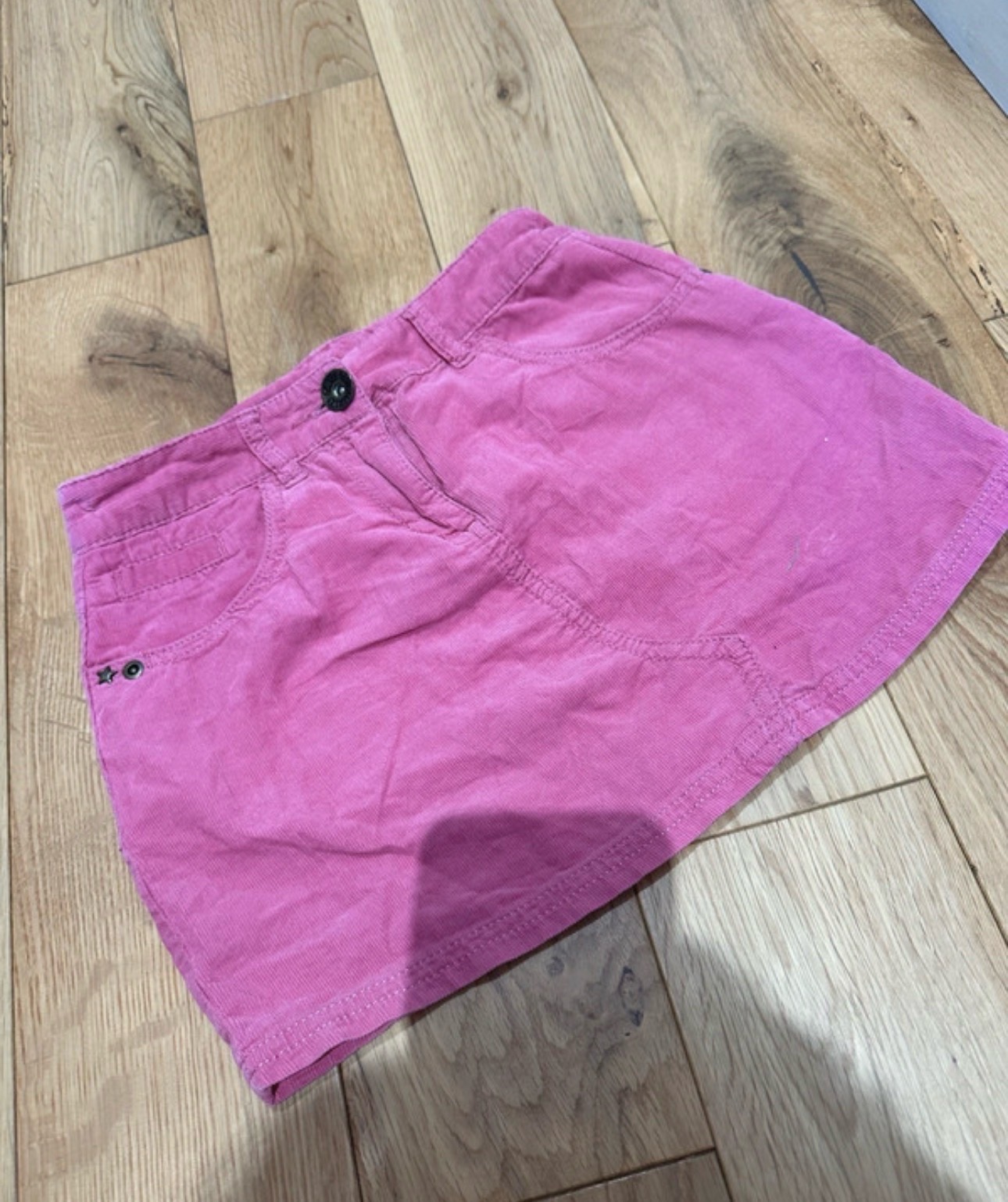Age 9 pink corduroy skirt cute smart next
