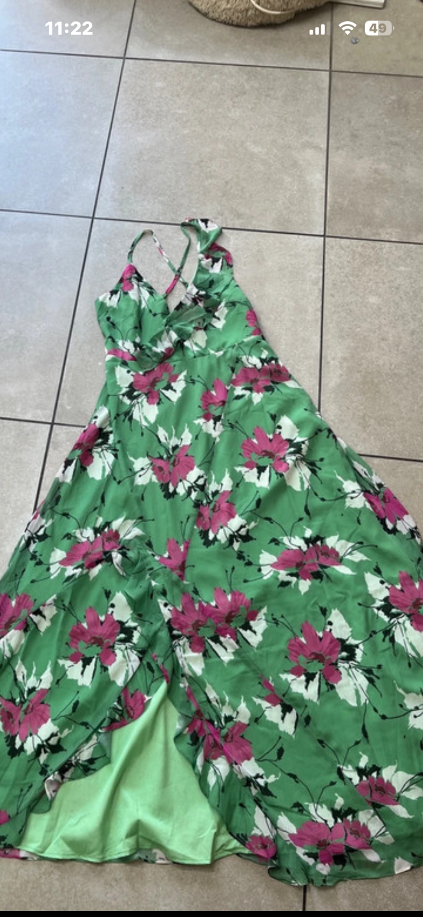 Long flowing dress
