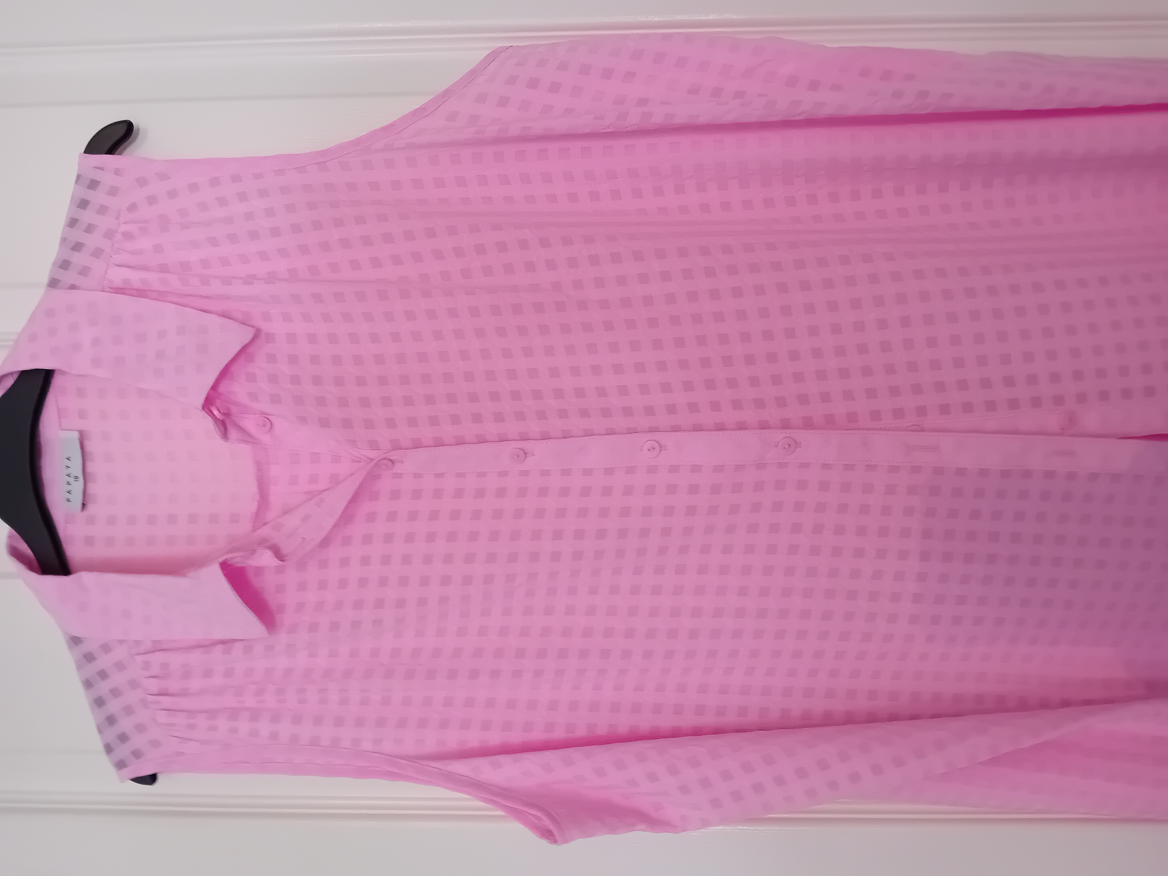 Ladies papaya pink overshirt/dress