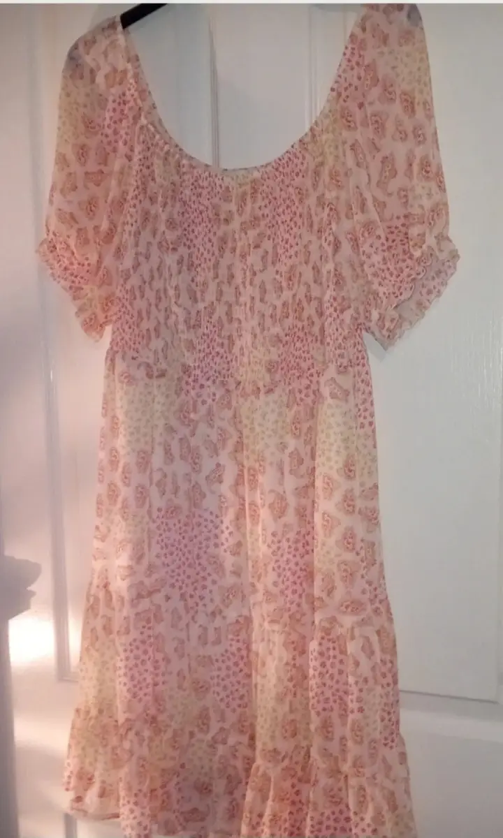 ladies papaya knee length summer dress size 14