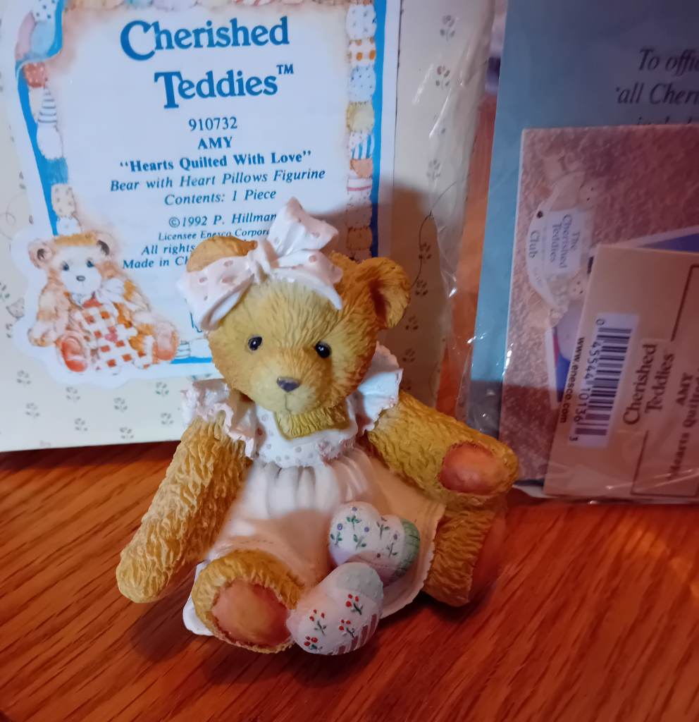 Cherishes teddy this one is ** Amy **
