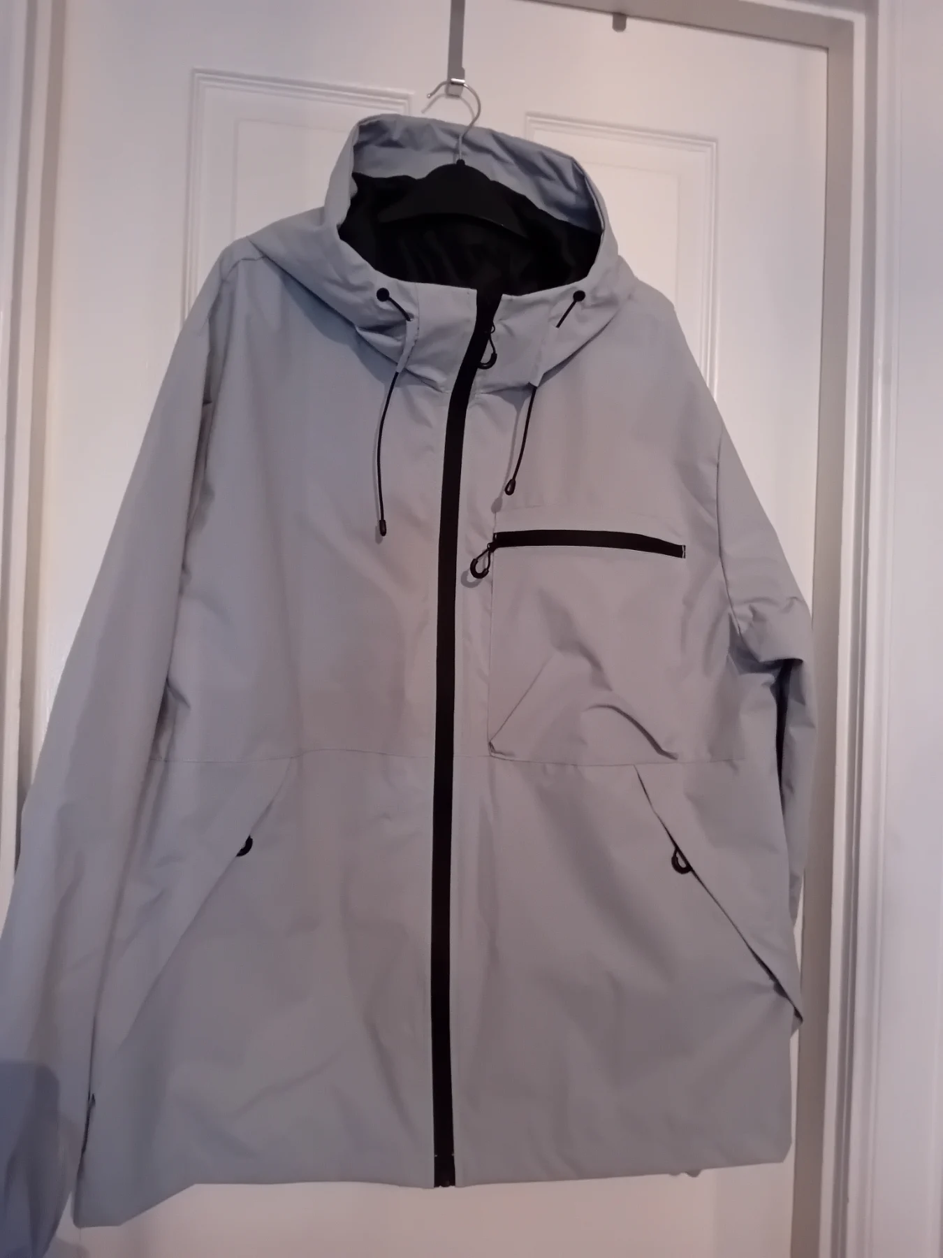 Mens lightweight vortex rain jacket