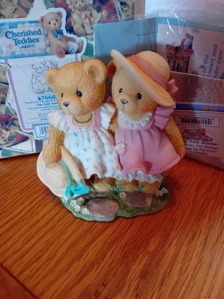 Cherished teddy this is  ** Fay and Arlene **