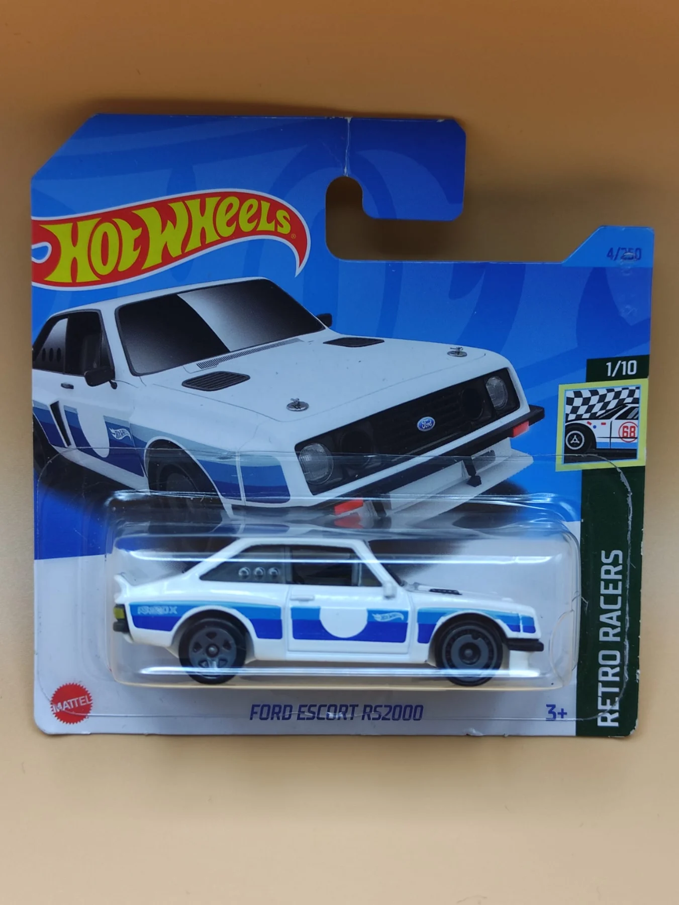 Ford Escort 1600 RS White 1970's Classic Ford Hot Wheels