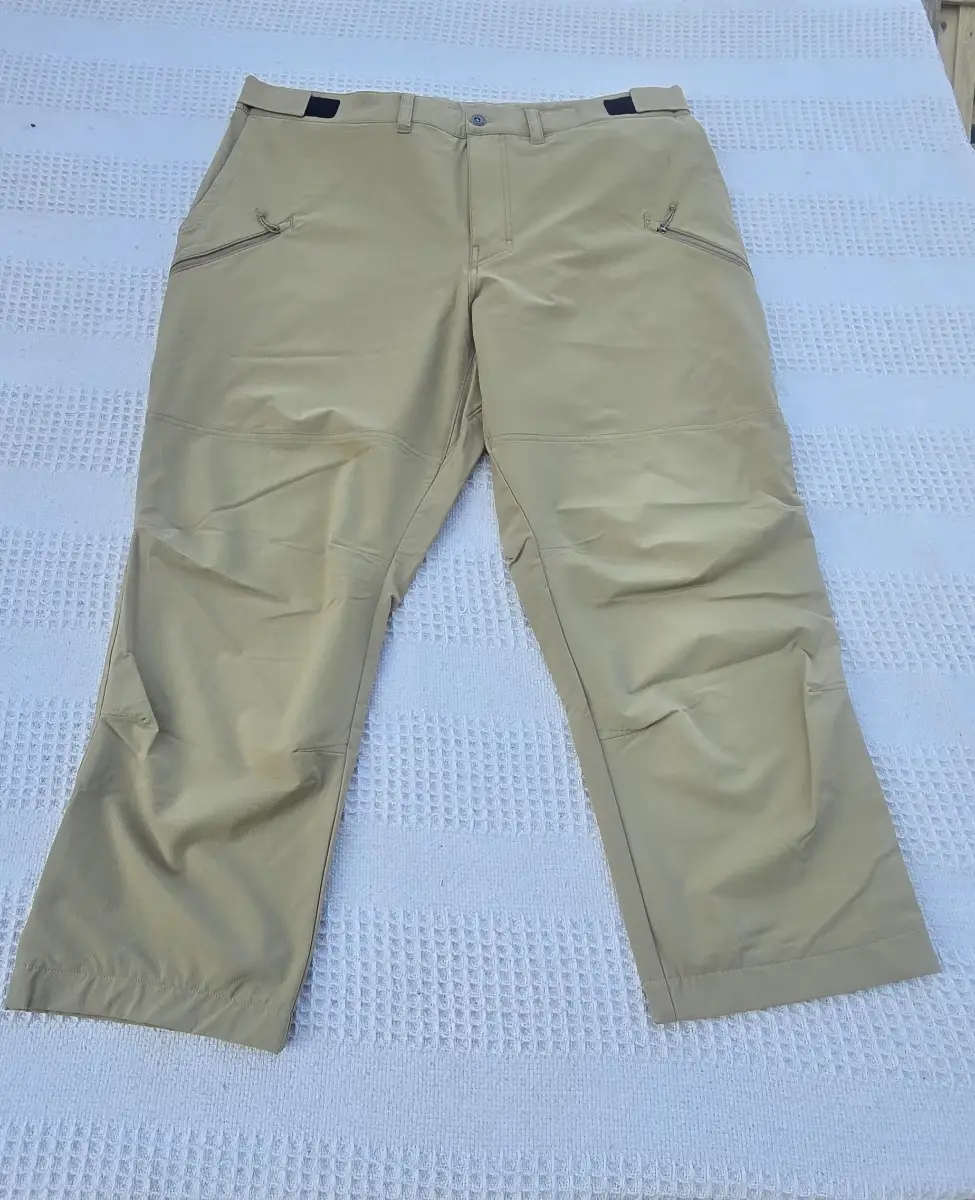 Patagonia Men's Softshell Hiking Trousers Beige Size 40 – Shortened Leg 25"