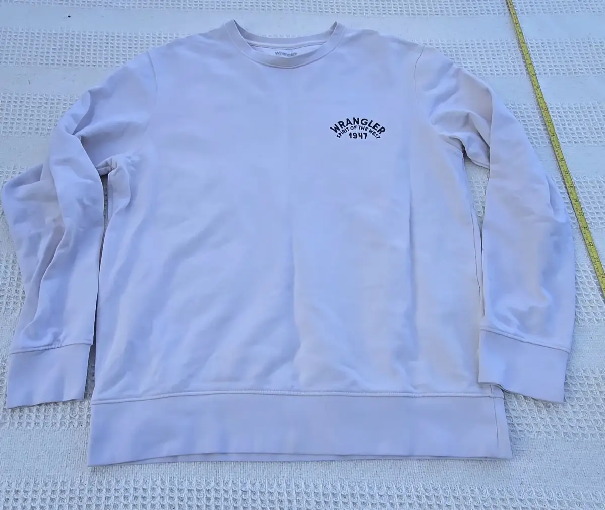 Wrangler Spirit Of The West Sweatshirt Jumper Beige Cream Size M Western Graphic