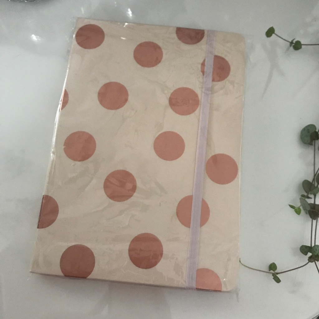 Polka Dot Note Book A5 Stationery Organiser Diary Notebook Paper Work Gift