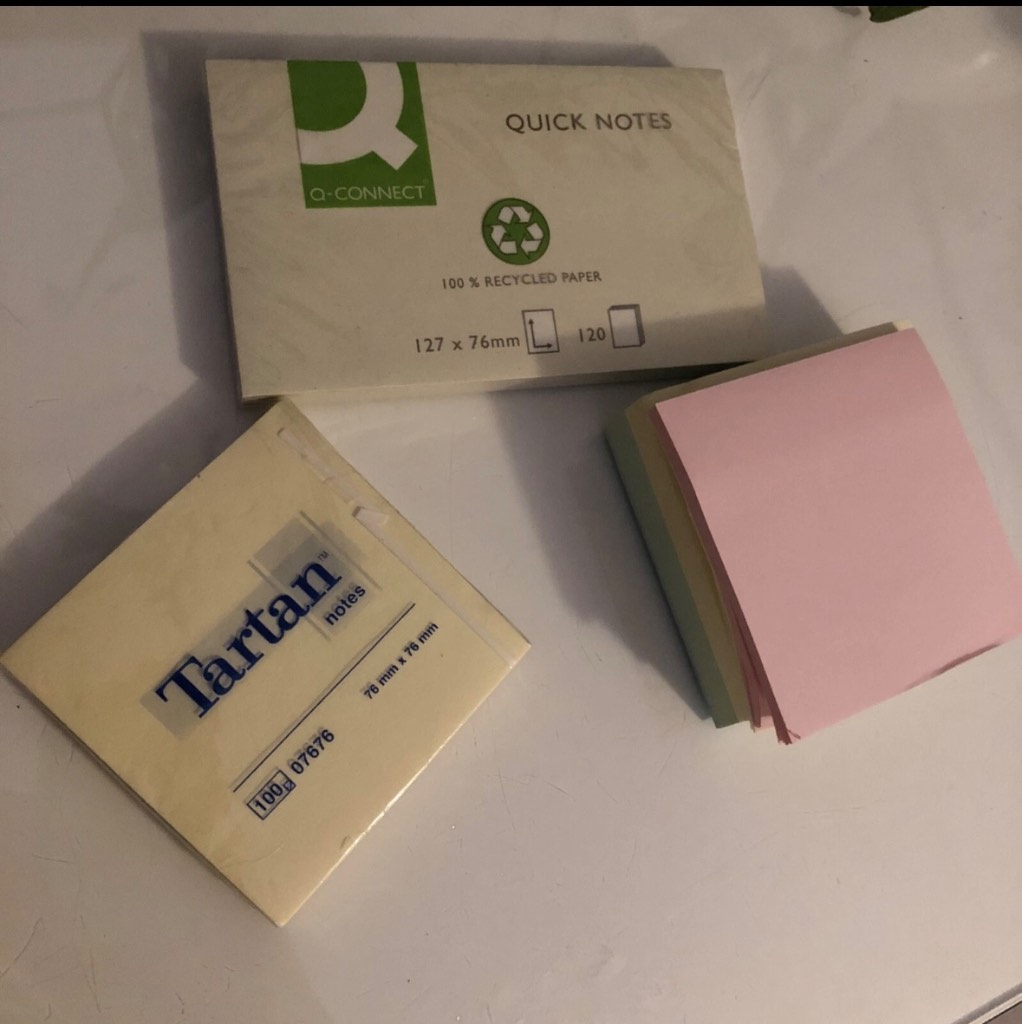 post it notes Sticky pads Rectangle & Square 127x76mm & 76x76mm Adhesive Paper