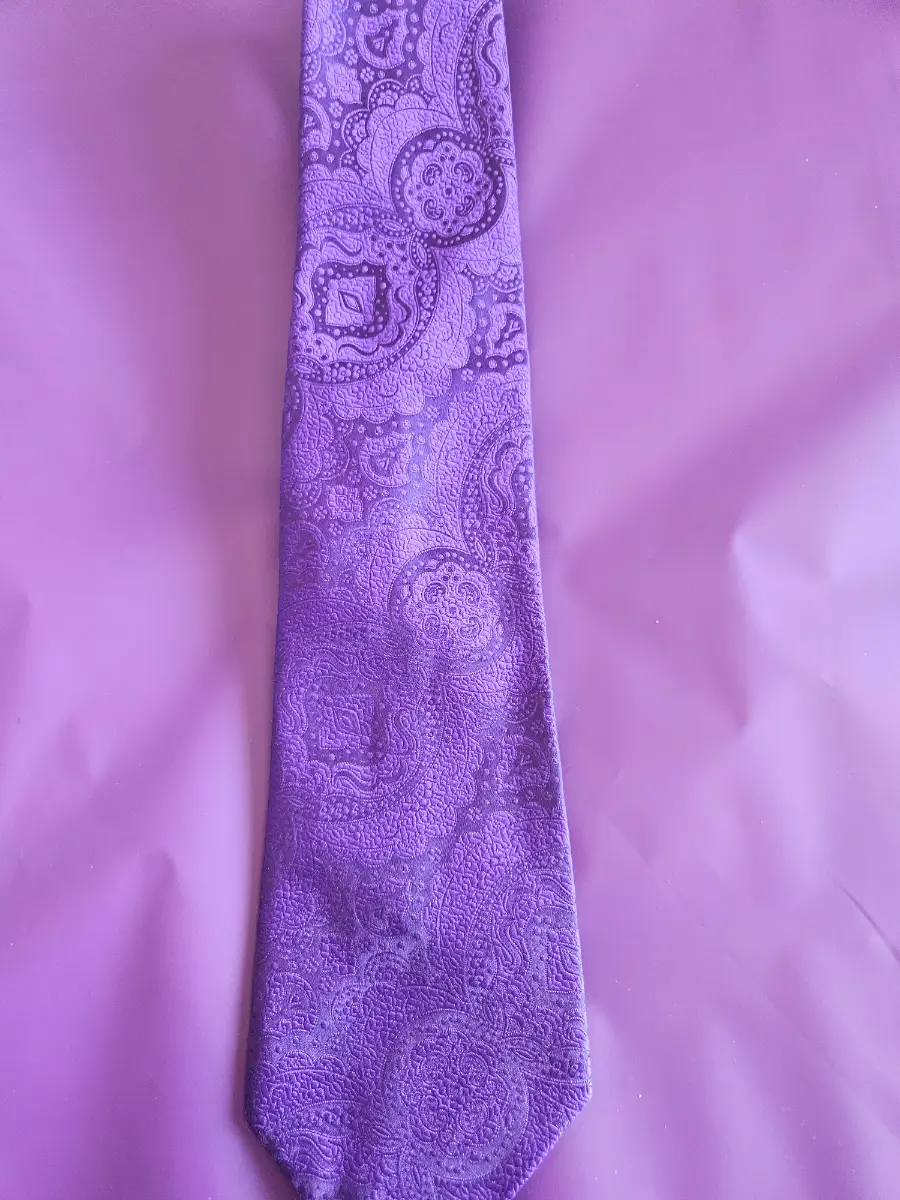 Mens ties in purple