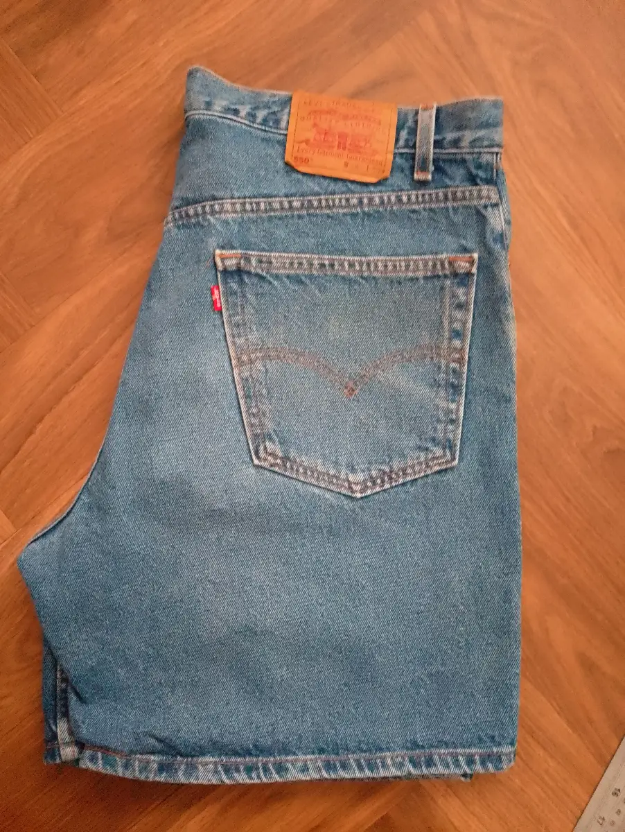 Levi's 550 Denim Shorts W38 Blue