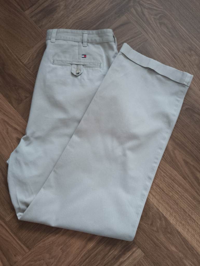Tommy Hilfiger Beige Cotton Chinos 38W